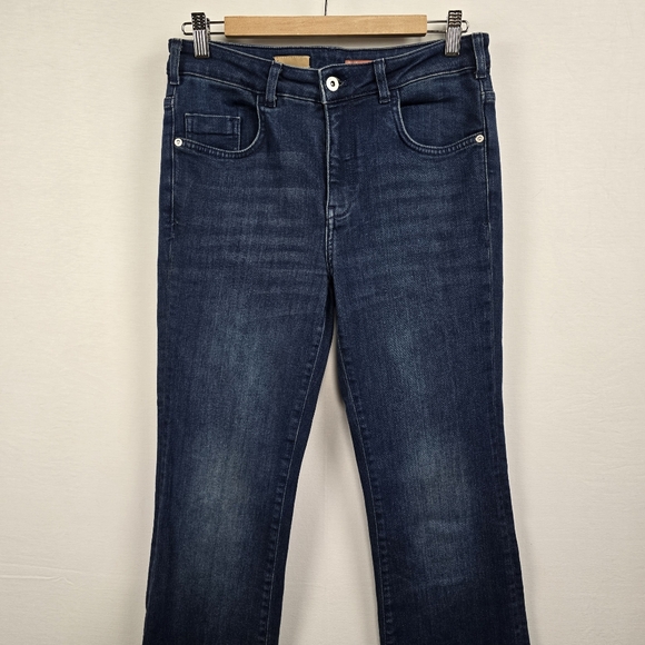Anthropologie Pilcro Demilune Mid-Rise 33" Bootcut Jeans Blue Size 29T - Picture 5 of 16